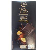 XOCOLATA NEGRE CONDIS 72% TARONJA 100 G