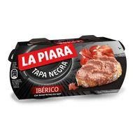 PATÉ LA PIARA TAPA NEGRE PERNIL IBÈRIC 2 UNITATS