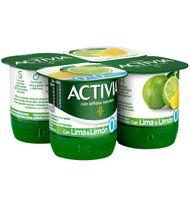 ACTIVIA DANONE 0% LLIMA LLIMONA 4 UNITATS