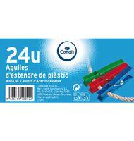 PINCES CONDIS PLÀSTIC 24 UNITATS