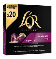CÁPSULAS CAFÉ L'OR SONTUOSO  NESPRESSO 20 UNIDADES