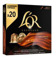 CÁPSULAS CAFÉ L'OR COLOMBIA  NESPRESO 20 UNIDADES