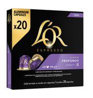 CAPSULAS L'OR LUNGO PROFUNDO 20 UNIDADES