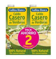 CALDO GALLINA BLANCA VERDURAS PACK 2 UNIDADES