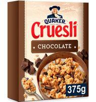 QUAKER CRUESLI FLOCS DE CEREALS CRUIXENTS AMB XOCOLATA 375 G
