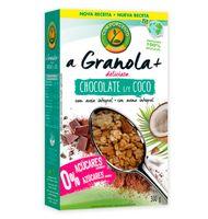 GRANOLA CEM PORCENTO CHOCO Y COCO SIN AZÚCAR 350 G