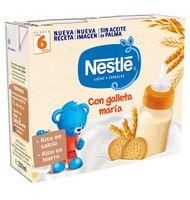 LLET NESTLÉ CEREALS AMB GALETA 2 BRICS DE 250 G