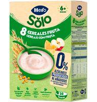FARINETA 0% HERO BABY 8 CEREALS FRUITA 340 G