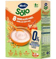 FARINETES 0% HERO 8 CEREALS MEL 340 G