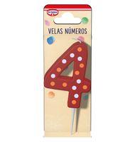 VELA OETKER Nº 4 1 UNIDAD