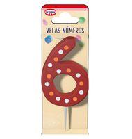 VELA OETKER Nº 6 1 UNIDAD