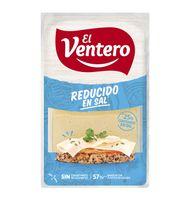 QUESO EL VENTERO LONCHAS BAJO EN SAL 160 G