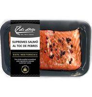 SALMON A SUPREMAS AL TOQUE DE PIMIENTAS 200 G