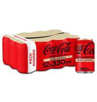 COCA-COLA ZERO ZERO LATA 33 CL PACK 12 UNIDADES