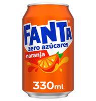 FANTA ZERO NARANJA LATA 33 CL