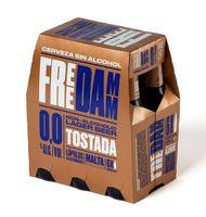 CERVEZA FREE DAMM TOSTADA P-25CL 6 UNIDADES