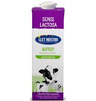 LLET NOSTRA SIN LACTOSA SEMIDESNATADA 1 L