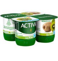 ACTIVIA DESNATADO 0% DE DANONE CON KIWI 4 UNIDADES