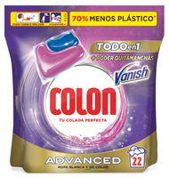 DETERGENTE COLON VANISH CAPSULAS 22 UNIDADES