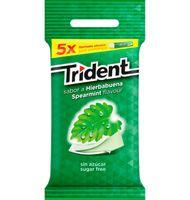 XICLET TRIDENT STICK CLOROFIL·LA SENSE SUCRE 5 PAQUETS