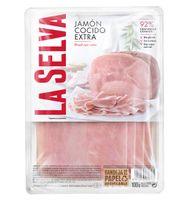 JAMON LA SELVA COCIDO LATA LONCHAS 100 G