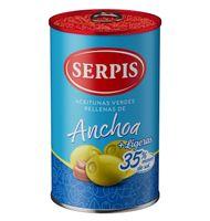 ACEITUNAS SERPIS RELLENAS DE ANCHOA +LIGERA 130 G