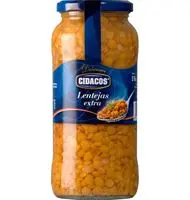 LLENTIES CIDACOS AL NATURAL 400 G