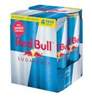 REFRESCO RED BULL SUGAR FREE 25 CL 4 UNIDADES