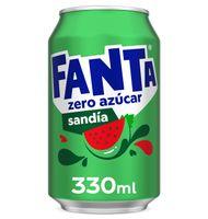 REFRESCO FANTA SIN AZÚCAR SANDIA LATA 33 CL