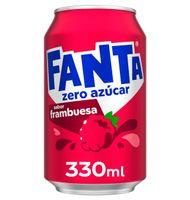 REFRESCO FANTA ZERO FRAMBUESA LATA 33 CL