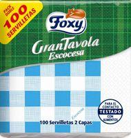 SERVILLETA FOXY GRAN TAVOLA 100 UNIDADES