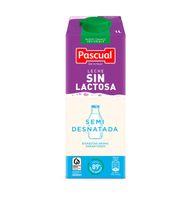 LECHE PASCUAL SIN LACTOSA SEMIDESNATADA 1 L