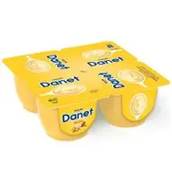 NATILLAS DANONE DANET VAINILLA 4 UNIDADES