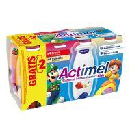 ACTIMEL DANONE KIDS FRESA Y VAINILLA 8 UNIDADES