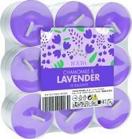 VELAS ROURA LAVANDA 18 UNIDADES