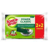 ESTROPAJO SCOTCH-BRITE FIBRA VERDE 2+2 UNIDADES