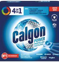 LIMPIA MÁQUINA CALGON ANTICAL LAVADORA PASTILLAS 15 UNIDADES