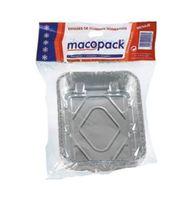 SAFATA ALUMINI MACOPACK 187X137X33 MM 5 UNITATS