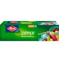 BOLSA ALBAL ZIPPER MULTIUSOS 12 UNIDADES