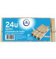 PINCES CONDIS DE FUSTA 24 UNITATS