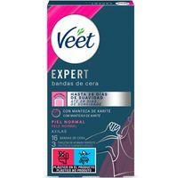 BANDAS VEET EXPER AXILAS PIELES NORMALES 16 UNIDADES