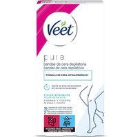 BANDAS CORPORAL VEET PURE PIEL SENSIBLE 16 UNIDADES