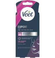 BANDAS VEET FACIAL EXPERT 12 UNIDADES
