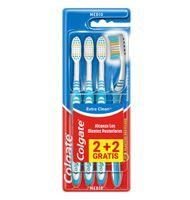 CEPILLOS COLGATE EXTRACLEAN 2+2 4 UNIDADES