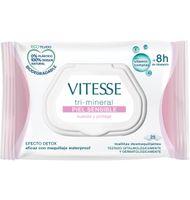 TOALLITAS VITESSE DESMAQUILLANTES PIEL SENSIBLE 25 UNIDADES