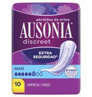 COMPRESA AUSONIA DISCREET MAXI 10 UNITATS