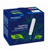 TAMPO SECRETISIMA COMPACTE SUPER 20 UNITATS