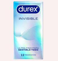 PRESERVATIU DUREX INVISIBLE SUPER FI EXTRA SENSITIU 12 UNITATS